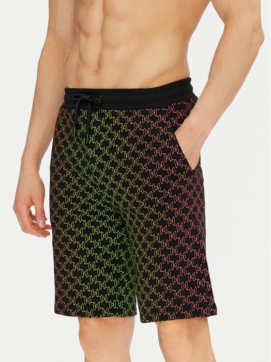 KARL LAGERFELD Спортни шорти 705401 552917 Черен Regular Fit за Мъже цена