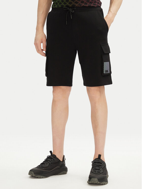 KARL LAGERFELD Спортни шорти 705402 552917 Черен Regular Fit за Мъже цена