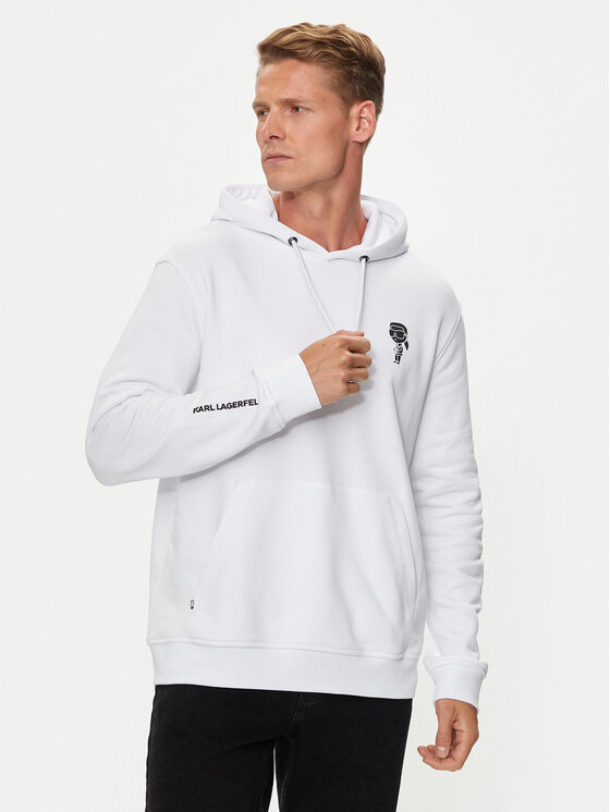 KARL LAGERFELD Суитшърт 705401 543910 Бял Regular Fit за Мъже цена