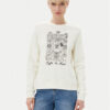 KARL LAGERFELD Суитшърт A2W20057 Екрю Regular Fit за Жени цена