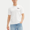 KARL LAGERFELD Тениска с яка и копчета 745400 552235 Бял Slim Fit за Мъже цена