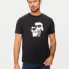 KARL LAGERFELD Тишърт 755061 544241 Черен Regular Fit за Мъже цена