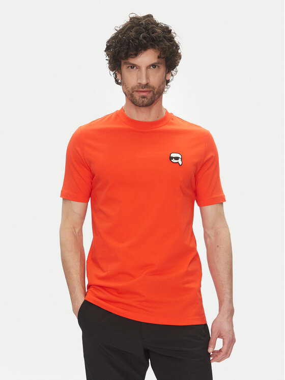 KARL LAGERFELD Тишърт 755710 552224 Червен Regular Fit за Мъже цена