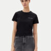 KARL LAGERFELD Тишърт A2W17097 Черен Regular Fit за Жени цена