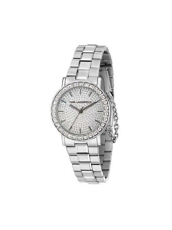 KARL LAGERFELD Часовник R0553100506 Сребрист за Жени цена