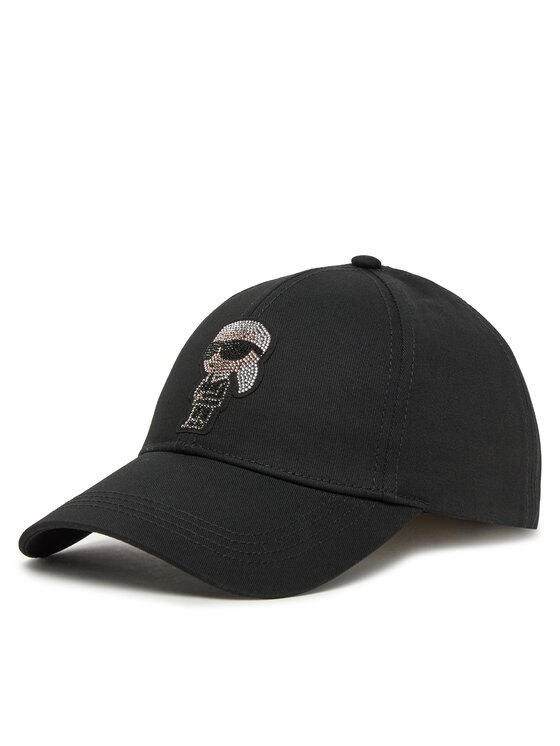 KARL LAGERFELD Шапка с козирка A2W33062 Черен за Жени цена
