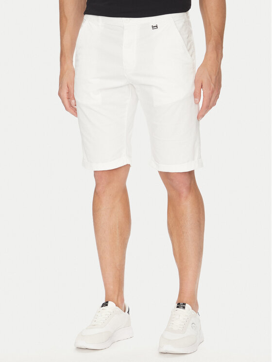 KARL LAGERFELD Шорти от плат 265812 552829 Бял Regular Fit за Мъже цена