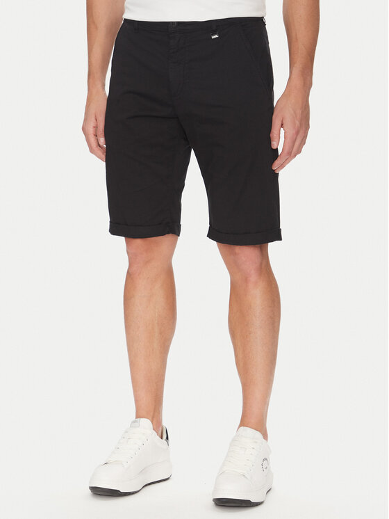 KARL LAGERFELD Шорти от плат 265812 552829 Черен Regular Fit за Мъже цена