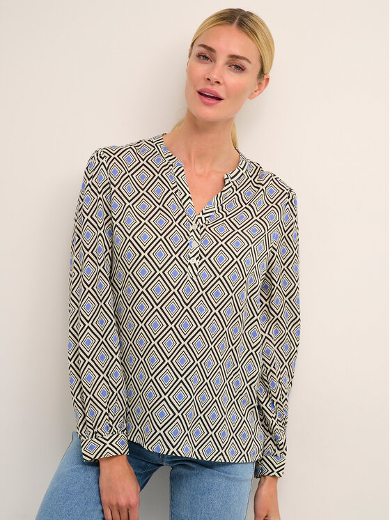 Kaffe Блуза Somia 10507259 Черен Loose Fit за Жени цена
