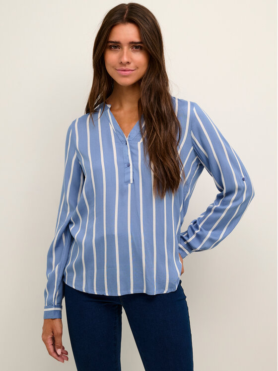 Kaffe Блуза Stridy 10504279 Син Regular Fit за Жени цена