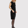 Kaffe Коктейлна рокля India 501002 Черен Slim Fit за Жени цена
