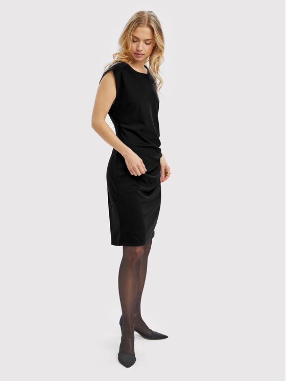 Kaffe Коктейлна рокля India 501002 Черен Slim Fit за Жени цена