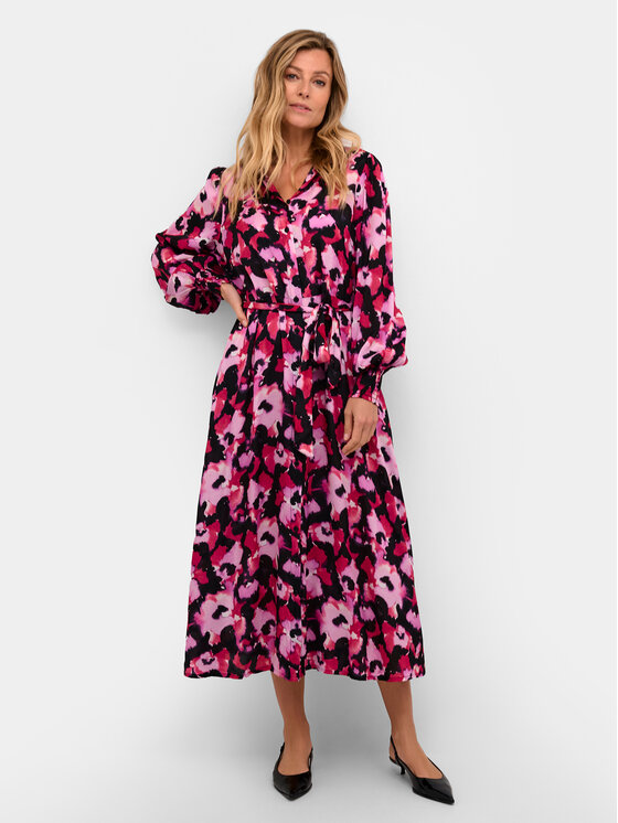 Kaffe Рокля тип риза Pollie 10507798 Розов Regular Fit за Жени цена