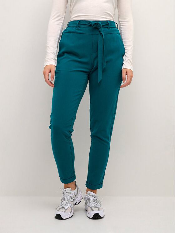 Kaffe Текстилни панталони Jillian 10501516 Син Regular Fit за Жени цена
