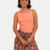 Kaffe топ Carna 10507348 Оранжев Shaped Fit за Жени цена
