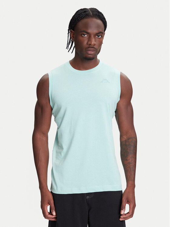 Kappa Мъжки топ Logo Corpo Cadwal 303HZB0 Зелен Regular Fit за Мъже цена