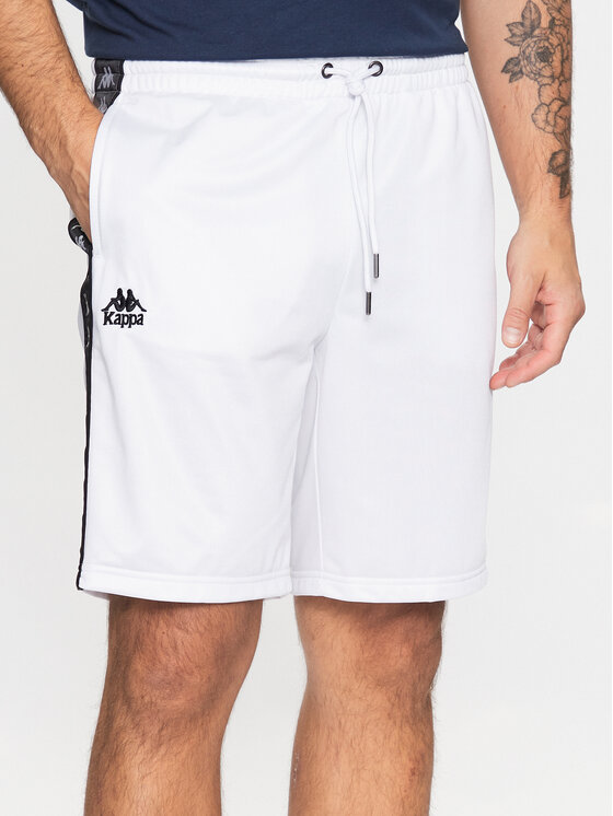 Kappa Спортни шорти 313019 Бял Regular Fit за Мъже цена
