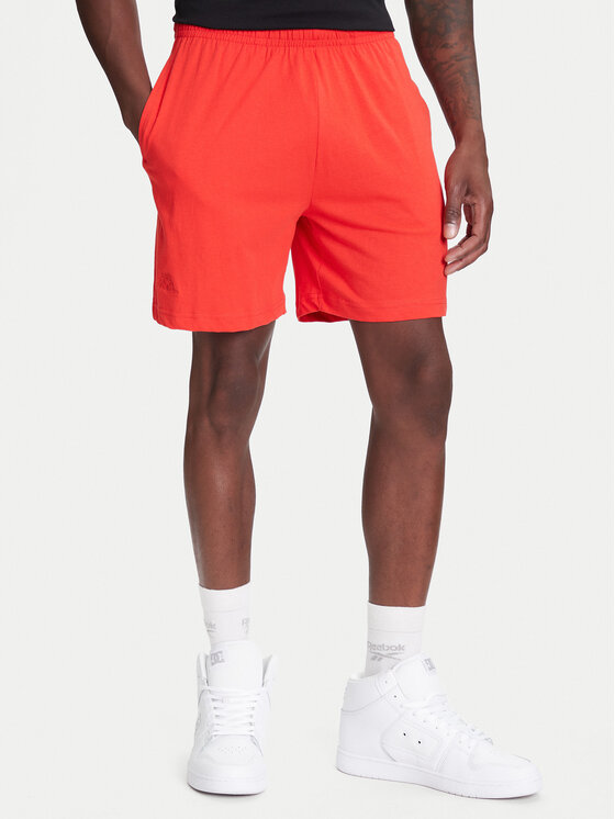Kappa Спортни шорти Logo Korpo Cabas 303HZE0 Червен Regular Fit за Мъже цена