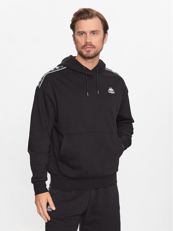 Kappa Суитшърт 313007 Черен Regular Fit за Мъже цена