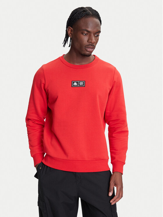 Kappa Суитшърт Authentic Nymphe 321Y1MW Червен Comfort Fit за Мъже цена