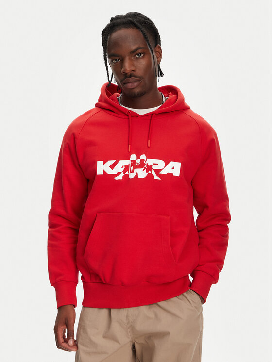 Kappa Суитшърт Nhayma 341V57W Червен Regular Fit за Мъже цена