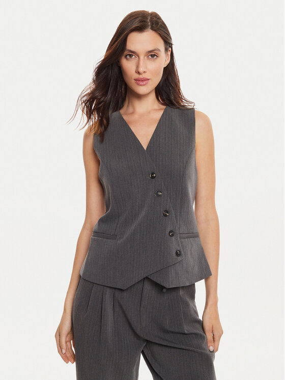 Karen by Simonsen Елек Ro 10105155 Сив Regular Fit за Жени цена