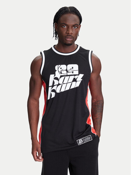 Karl Kani Мъжки топ Signature Colorblock Basketball PD00005368 Черен Regular Fit за Мъже цена