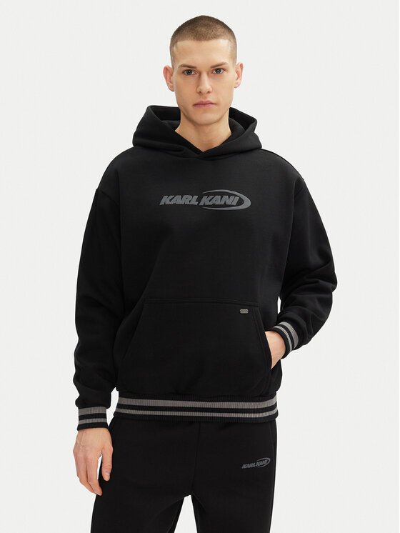 Karl Kani Суитшърт Ellipse 60210341 Черен Regular Fit за Мъже цена