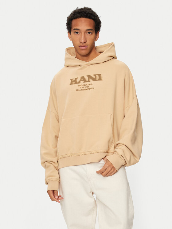 Karl Kani Суитшърт Retro Sprayed 60210109 Бежов Regular Fit за Мъже цена