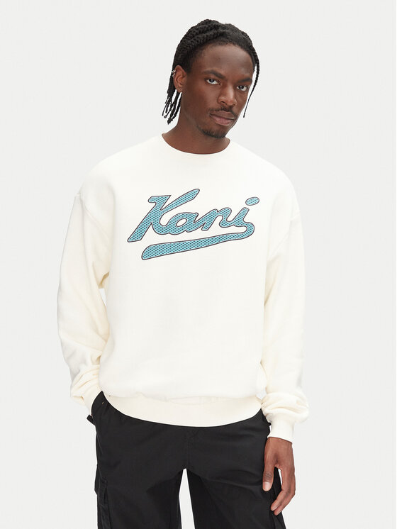 Karl Kani Суитшърт Varsity Palm PD00005317 Бял Regular Fit за Мъже цена