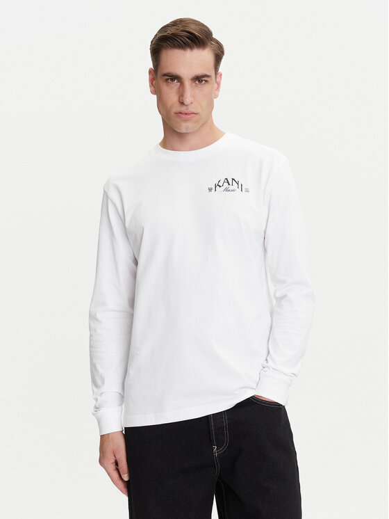 Karl Kani Тениска с дълъг ръкав PD00005329 Бял Regular Fit за Мъже цена