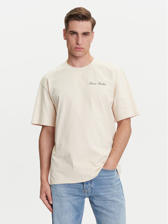 Karl Kani Тишърт PD00005333 Бежов Relaxed Fit за Мъже цена