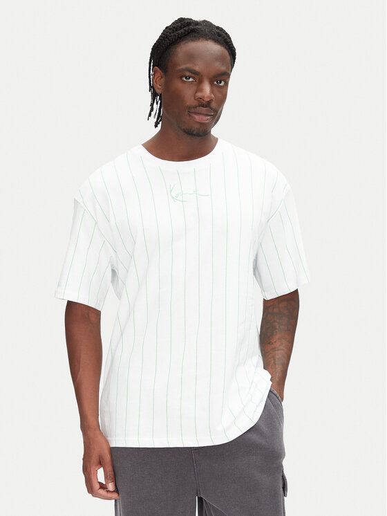 Karl Kani Тишърт PD00005363 Бял Regular Fit за Мъже цена