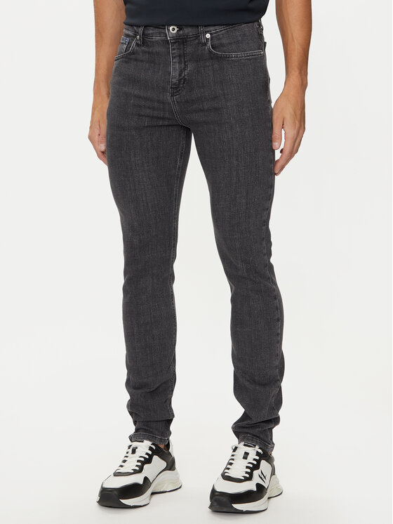 Karl Lagerfeld Jeans Дънки 245D1101 Сив Slim Fit за Мъже цена