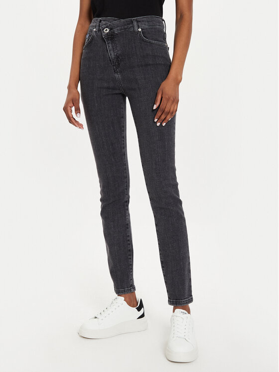 Karl Lagerfeld Jeans Дънки 245J1102 Сив Skinny Fit за Жени цена