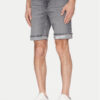 Karl Lagerfeld Jeans Дънкови шорти A2M10082 Сив Slim Fit за Мъже цена