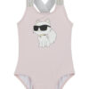 Karl Lagerfeld Kids Бански костюм Z30512 S Розов цвят на ниска цена