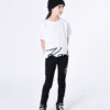 Karl Lagerfeld Kids Долнище анцуг Z14216 S Черен Regular Fit за Момичета цена