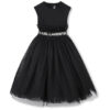 Karl Lagerfeld Kids Ежедневна рокля Z30467 S Черен Regular Fit за Момичета цена