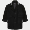 Karl Lagerfeld Kids Манто/Палто Z16169 S Черен Regular Fit за Момичета цена