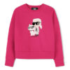 Karl Lagerfeld Kids Суитшърт Z30472 S Розов Regular Fit за Момичета цена