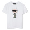 Karl Lagerfeld Kids Тишърт Z30437 S Бял Regular Fit за Момчета цена