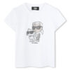 Karl Lagerfeld Kids Тишърт Z30489 M Бял Regular Fit за Момичета цена