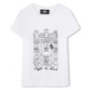 Karl Lagerfeld Kids Тишърт Z30494 S Бял Regular Fit за Момичета цена