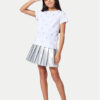 Karl Lagerfeld Kids Тишърт Z30571 D Бял Regular Fit за Момичета цена