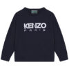 Kenzo Kids Суитшърт K25774 S Тъмносин Regular Fit за Момчета цена