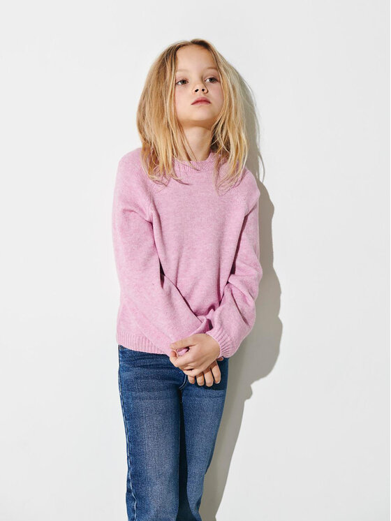 Kids ONLY Пуловер Lesly 15246166 Розов Regular Fit за Момичета цена