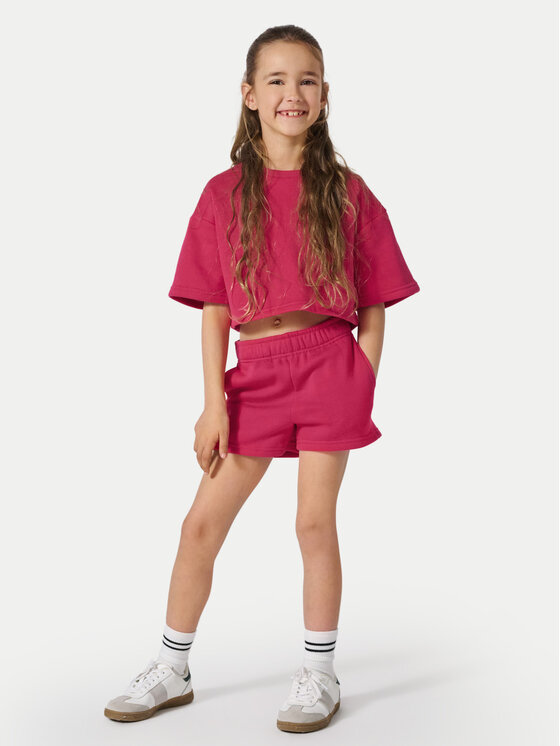 Kids ONLY Спортни шорти Fave 15339847 Розов Regular Fit за Момичета цена