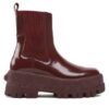 Kurt Geiger Боти London Chelsea 9353754109 Бордо за Жени цена