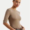 LAUREN RALPH LAUREN Блуза 200654963191 Бежов Slim Fit за Жени цена
